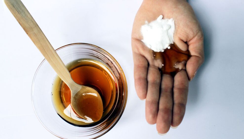 Soda and honey fat